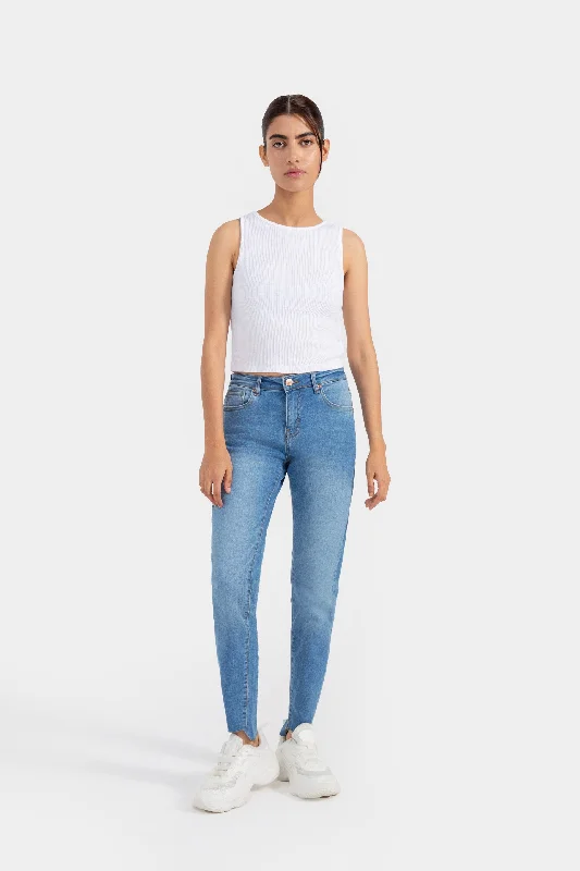 Mid-Rise Skinny Jeans