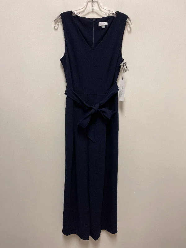 Jumpsuit By Calvin Klein In Navy, Size: M