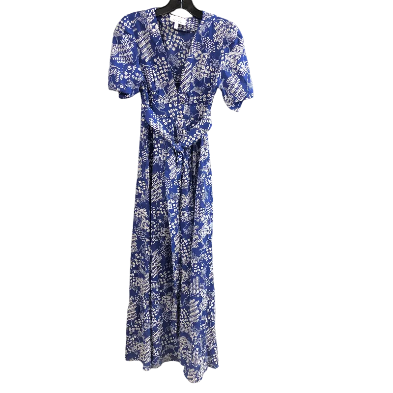 Jumpsuit By Cmc In Blue & White, Size: 0