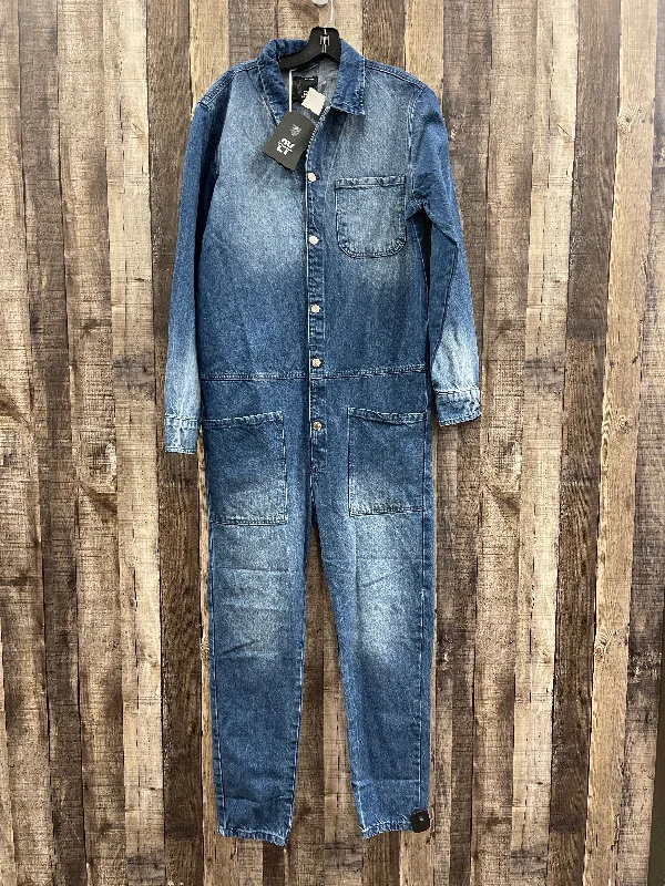 Jumpsuit By Cme In Blue Denim, Size: M